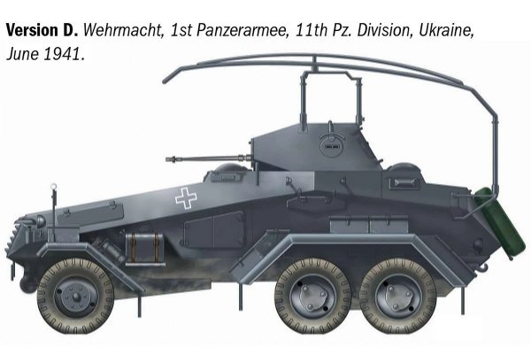 Italeri 97032 Sd.Kfz. 232 6 Rad. 1/72