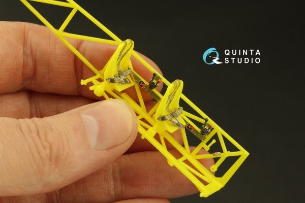 Quinta Studio QD48360 Stearman Pt-17 Kaydet 3D-Printed &amp; coloured Interior on decal paper (Revell) 1/48