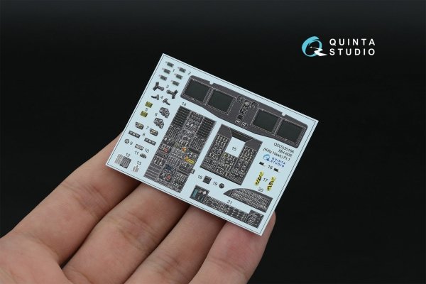 Quinta Studio QDS-35166 МН-60R Seahawk 3D-Printed &amp; coloured Interior on decal paper (Kitty Hawk) (Small version) 1/35
