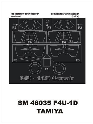 Montex SM48035 F4U-1D TAMIYA