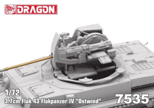 Dragon 7535 3.7cm FlaK 43 Flakpanzer IV &quot;Ostwind&quot; 1/72
