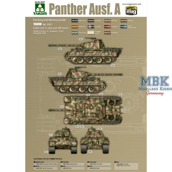 Das Werk DW35009 Panther Ausf.A early 1/35