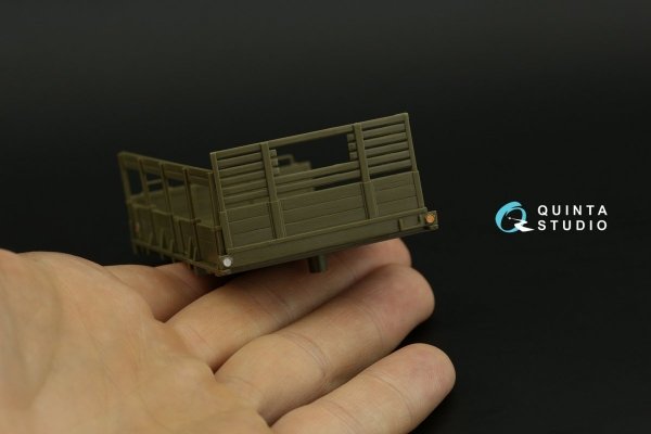 Quinta Studio QD48029 GMC CCKW 353 (open cab) 3D-Printed &amp; coloured Interior on decal paper (Tamiya) 1/48