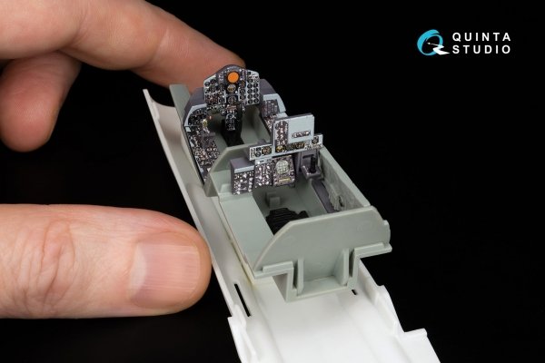 Quinta Studio QDS+48485 F-4B Phantom II 3D-Printed &amp; coloured Interior on decal paper (Academy) (Small version) (with 3D-printed resin parts) 1/48