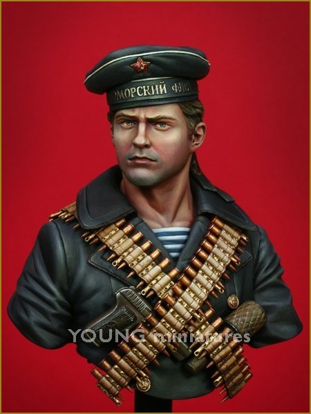 Young Miniatures YM1821 The Black Devil The Soviet Naval Infantry in the WW2 1/10