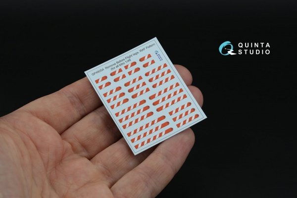 Quinta Studio QP48054 "Remove Before Flight" RAF tags, 29 Pcs 1/48