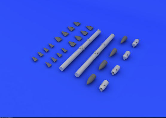 Eduard 648084 AIM-120A/ B AMRAAM (2pcs) 1/48