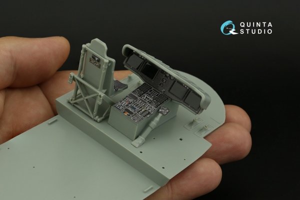 Quinta Studio QD35109 MH-60S 3D-Printed &amp; coloured Interior on decal paper (Academy) 1/35