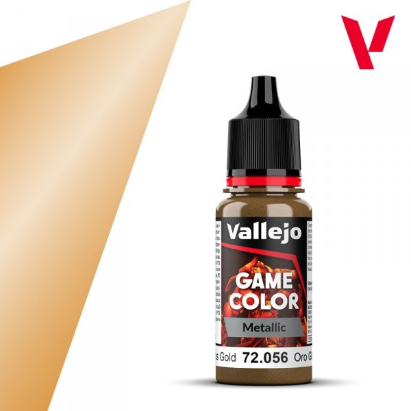 Vallejo 72056 Glorious Gold - Game Color Metallic 18ml