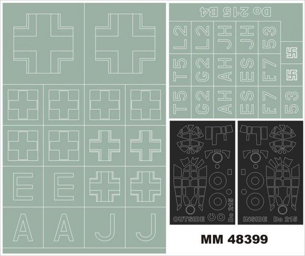 Montex MM48399 Do 215B-4 ICM 48241 1/48