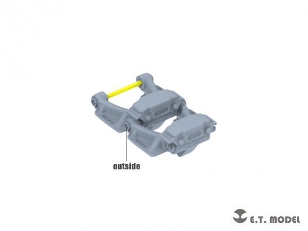 E.T. Model P35-066 WWII German Sd.kfz.250/Sd.kfz.10 Sprockets &amp; Track links ( 3D Printed ) 1/35