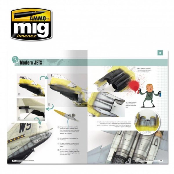 AMMO of Mig Jimenez 6030 MODELLING SCHOOL: AN INITIATION TO AIRCRAFT WEATHERING (English)