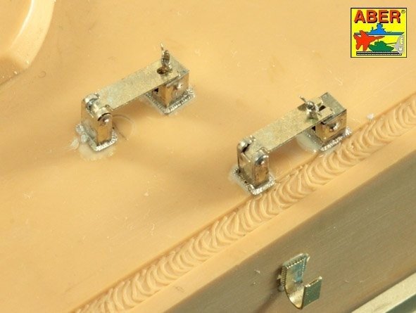 Aber 16029 Handles for towing ropes and tensioning the tracks of Tiger I and King Tiger tanks 1/16