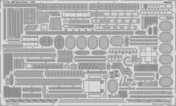 Eduard 53269 SMS Szent István TRUMPETER 1/350