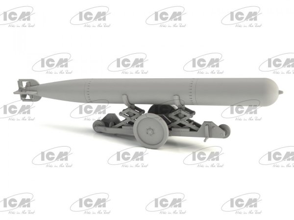 ICM 48405 WWII British Torpedo Trailer 1/48