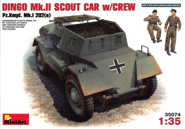 MiniArt 35074 DINGO Mk.II SCOUT CAR w/CREW (1:35)