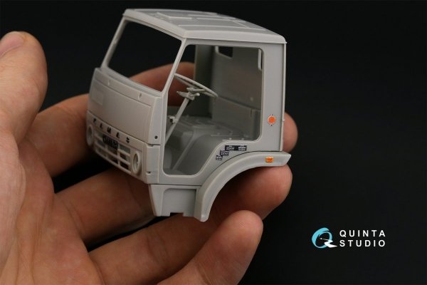 Quinta Studio QD35074 KAMAZ 4310 3D-Printed &amp; coloured Interior on decal paper (Trumpeter) 1/35