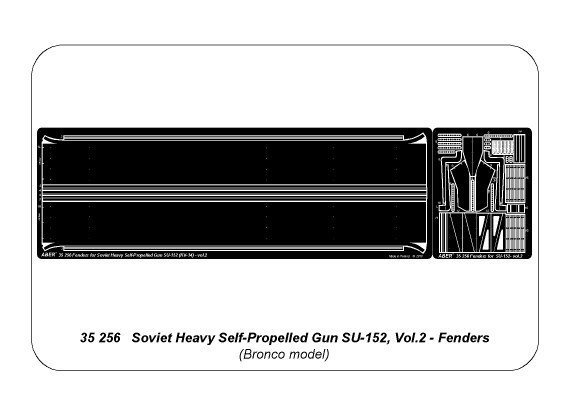 Aber 35256 SU-152 (KV-14) vol.2-Fenders (1:35)