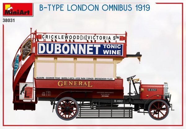 MiniArt 38031 B-TYPE LONDON OMNIBUS 1919 1/35