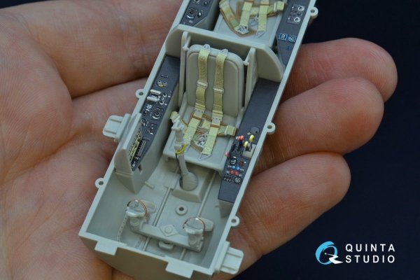 Quinta Studio QD32070 Me 262B1a/U-1 3D-Printed &amp; coloured Interior on decal paper (Trumpeter) 1/32