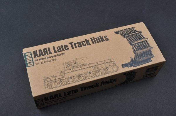 Trumpeter 02054 KARL late Track links for Morser Karl the Great 040/041