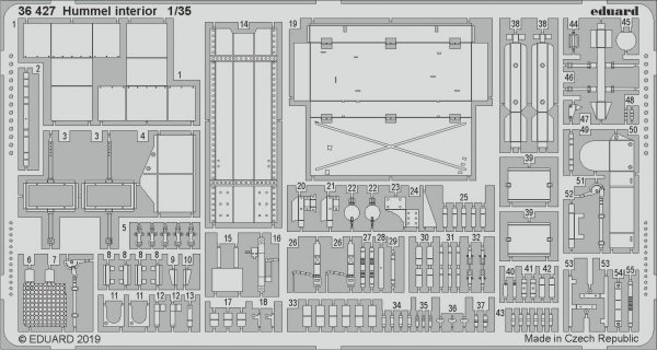 Eduard 36427 Hummel interior 1/35 TAMIYA