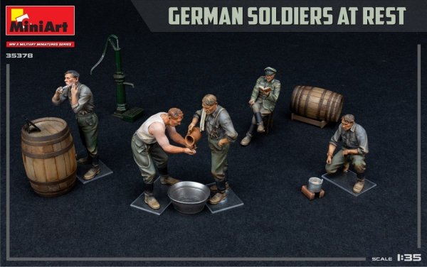 MiniArt 35378  GERMAN SOLDIERS AT REST. SPECIAL EDITION 1/35
