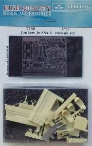 Aires 7138 Ju 88A-4 cockpit set 1/72 ITALERI