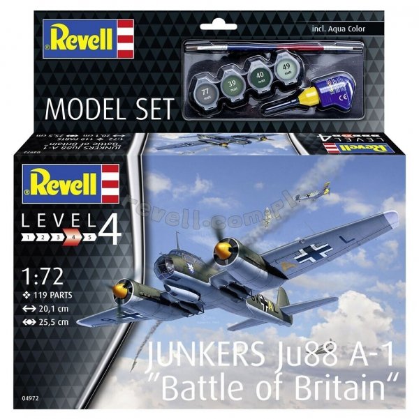 Revell 64972 Junkers Ju 88 A-1 Battle of Britain - model set 1/72 