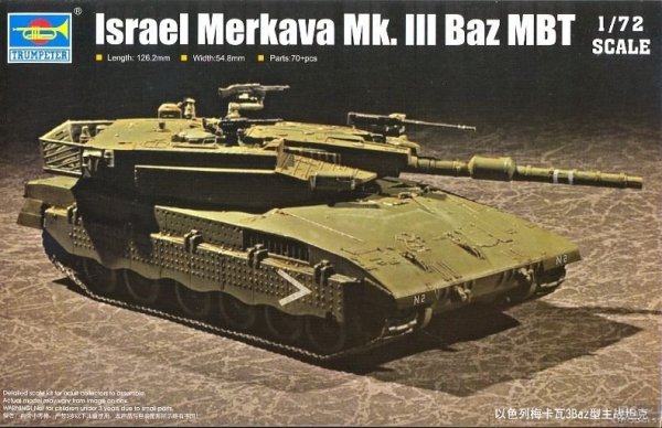 Trumpeter 07104 Merkava 3 Baz (1:72)