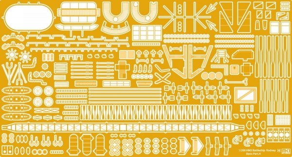 MK1 Design MD-20013 HMS Rodney DX Pack 1/200