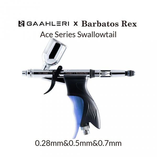 Gaahleri 42564 Ace Series GHAC-Swallowtail &amp; Barbatos Rex 0,28 &amp; 0,5 &amp; 0,7 mm Airbrush