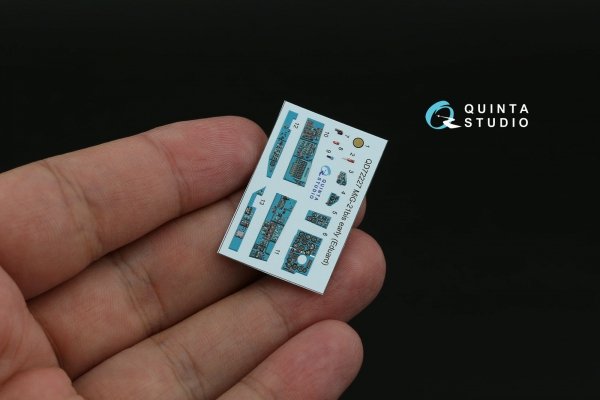 Quinta Studio QD72227 MiG-21bis early 3D-Printed &amp; coloured Interior on decal paper ( Eduard ) 1/72