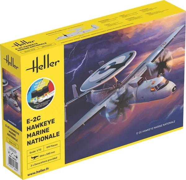 Heller 58302 Starter Kit - E-2C Hawkeye Marine Nationale 1/72