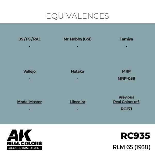 AK Interactive RC935 RLM 65 (1938) 17 ml