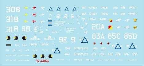 Star Decals 72-A1076 Australia in Vietnam # 2. Aussie M113 APCs. M113A1, M125A1 and M577 1/72