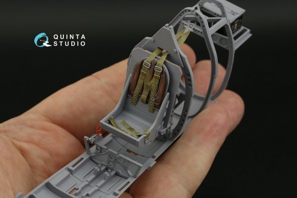 Quinta Studio QD24021 Spitfire Mk.VIII 3D-Printed &amp; coloured Interior on decal paper (Airfix) 1/24