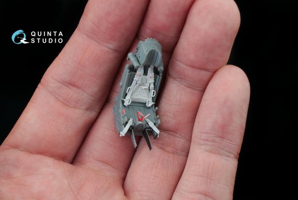 Quinta Studio QD48028 MiG-31BM 3D-Printed &amp; coloured Interior on decal paper (for AMK kit) 1/48