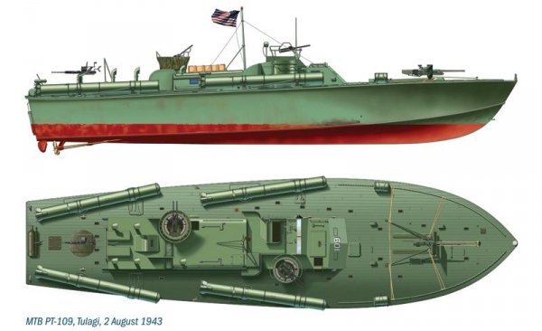 Italeri 5613 Motor Torpedo Boat PT 109 (1:35)