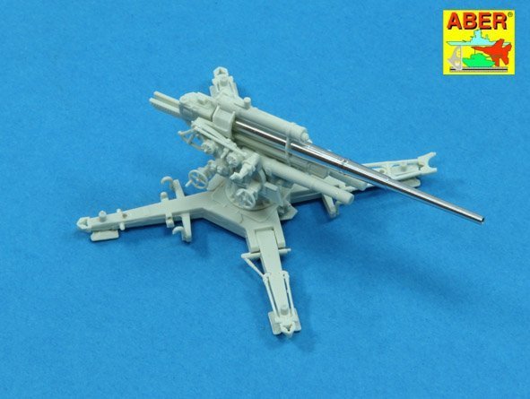 Aber 72L-63 Jednoczęściowa lufa 88mm L/56 1/72