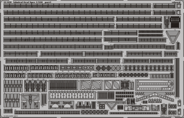 Eduard 53050 Admiral Graf Spee 1/350  ACADEMY MINICRAFT