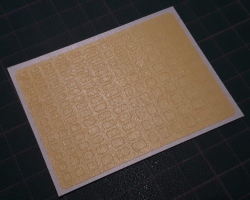 Omask 80006 Rectangles with round corners 2-5mm (yellow masking tape)