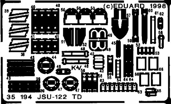 Eduard 35194 ISU-122TD 1/35 Dragon
