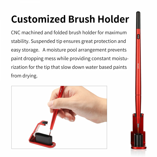 DSPIAE AT-FB03 Fine Brush With Replacable Point Tip - Grey / Precyzyjny pędzel z wymienną końcówką