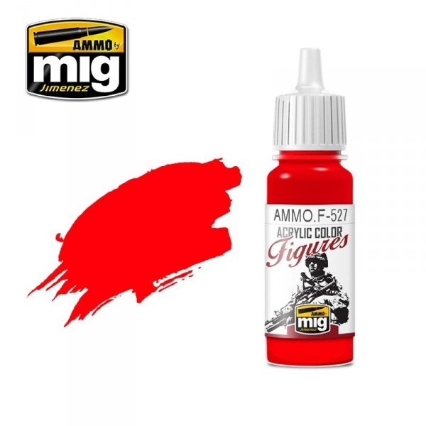 Ammo of Mig Jimenez F527 PURE RED 17ML