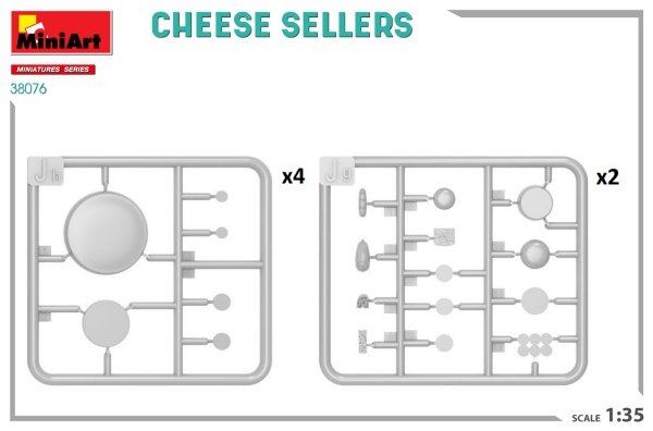 MiniArt 38076 CHEESE SELLERS 1/35