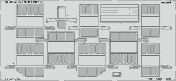Eduard 481112 Mi-8MT cargo seats TRUMPETER 1/48