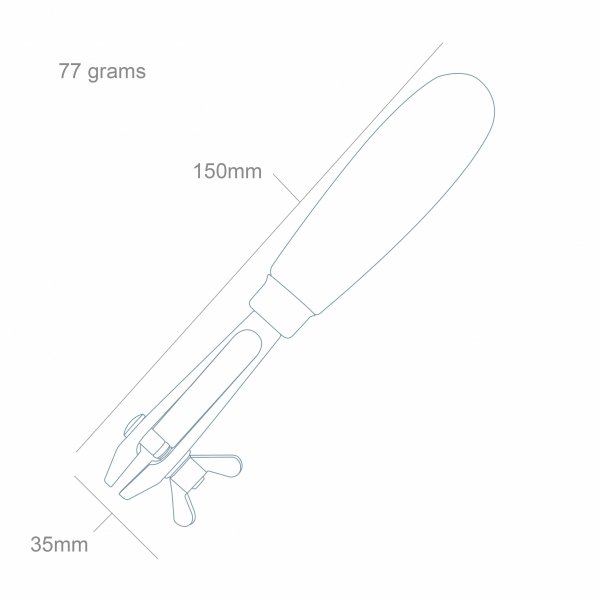 Modelcraft PPV0004 Wing Nut Hand Vice (12.5mm)