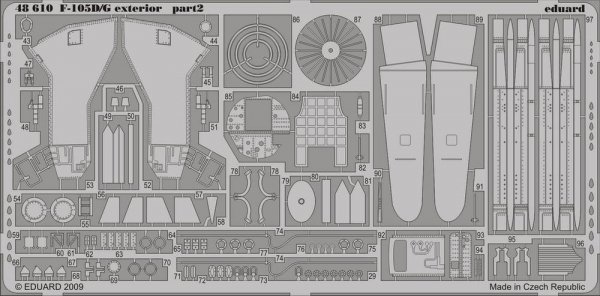 Eduard 48610 F-105D/ G exterior 1/48 HOBBY BOSS