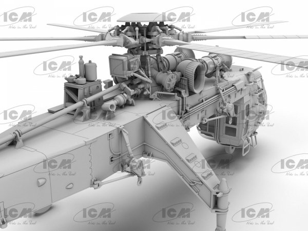 ICM 72001 Sikorsky CH-54A Tarhe, US Heavy Helicopter (100% new moulds) 1/72